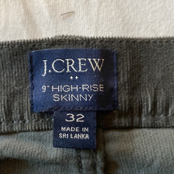 J crew high rise skinny corduroy size 32 - Picture 3 of 4